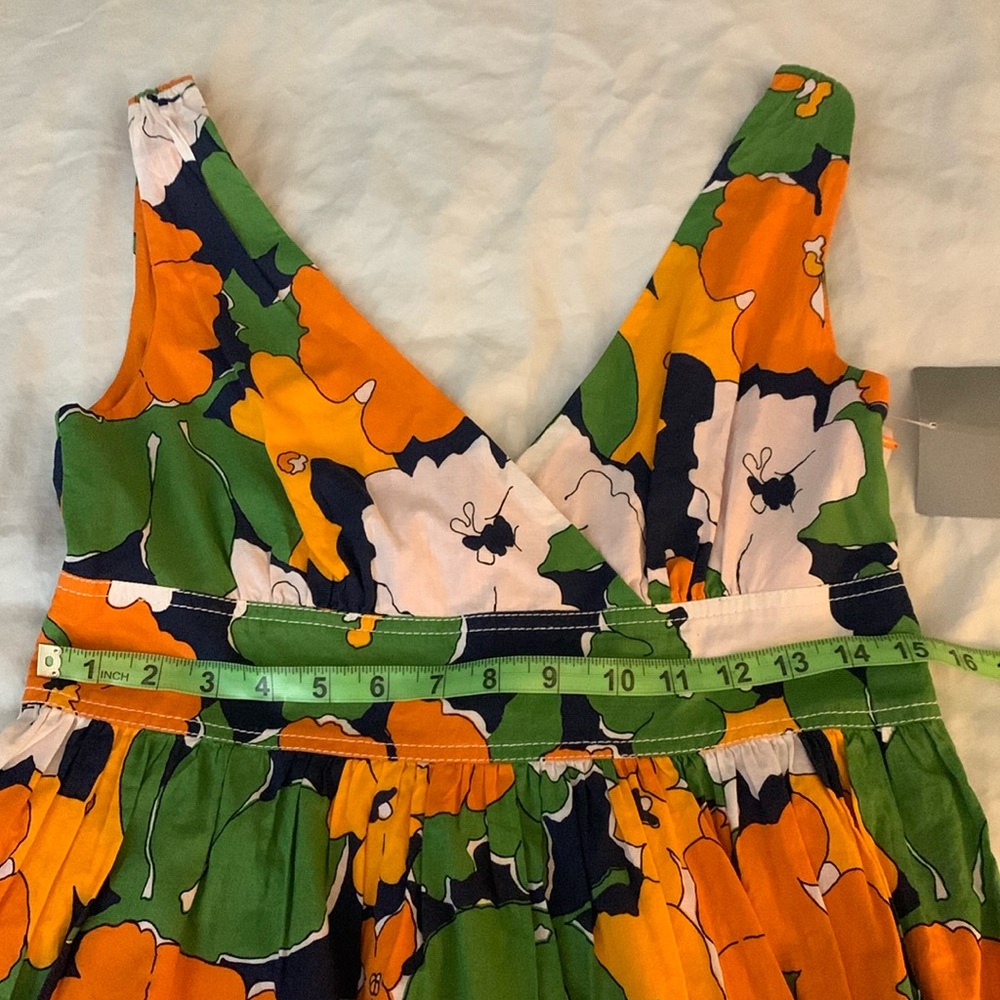 Liz Claiborne floral retro summer dress sz 4 - Picture 7 of 7